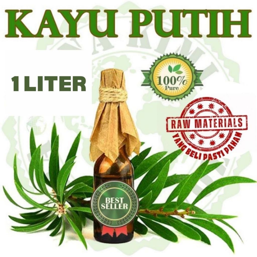 Minyak Kayu Putih Pulau Buru Ambon 1 Liter – Minyak Kayu Putih Tradisional Minyak Tubuh Minyak Pijat