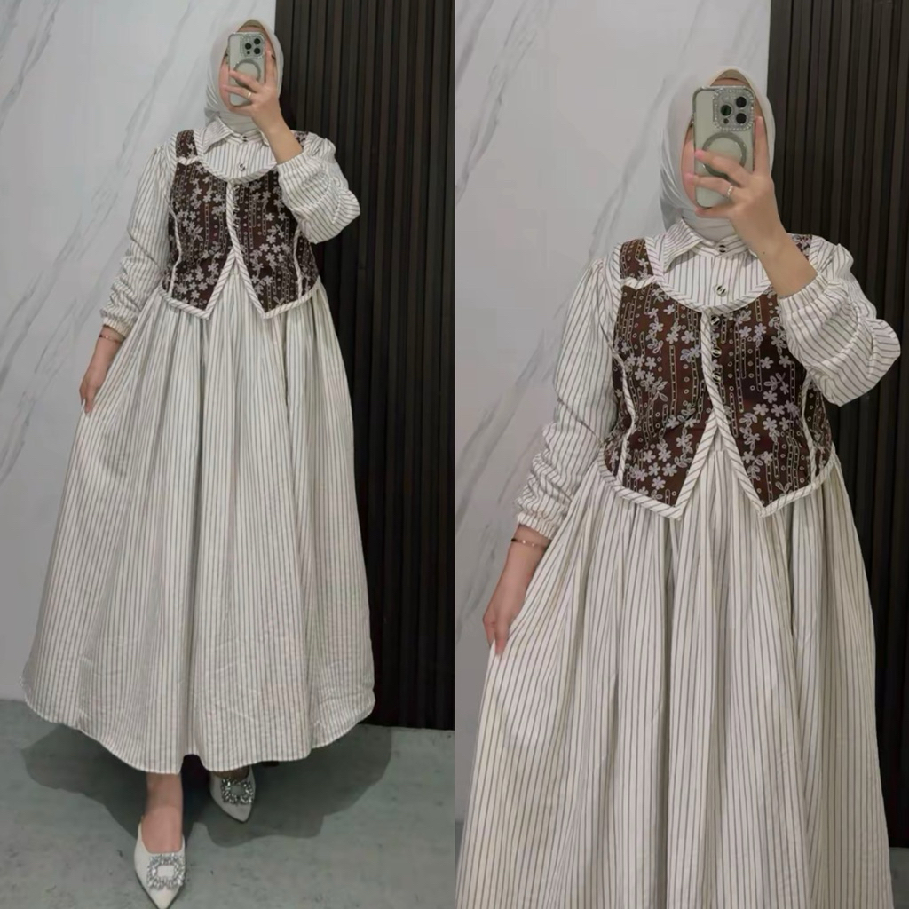 TIARA DRESS LD 110 PANJANG BAJU 125