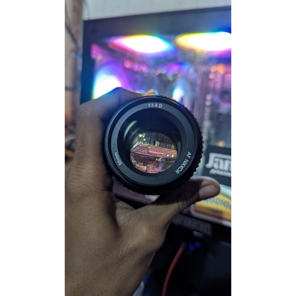lensa afd 50mm nikon 1.4