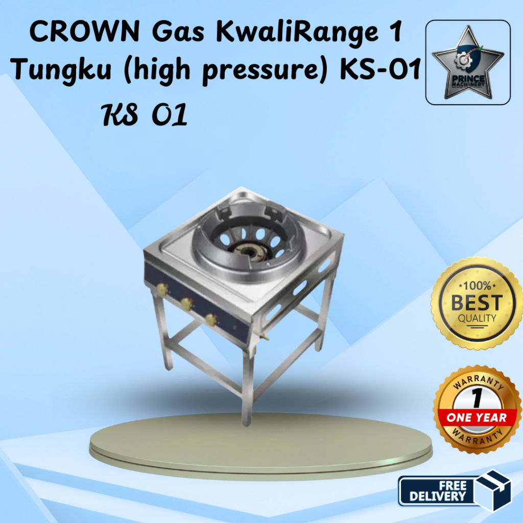 CROWN Gas Kwali Range 1 Tungku (high pressure) KS-01