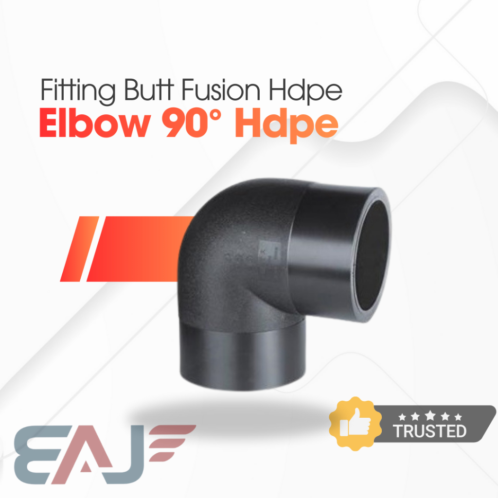 Fitting Elbow Hdpe 90° 10 Inch PN10 dan PN16 - Knee Pipa Hdpe 10"