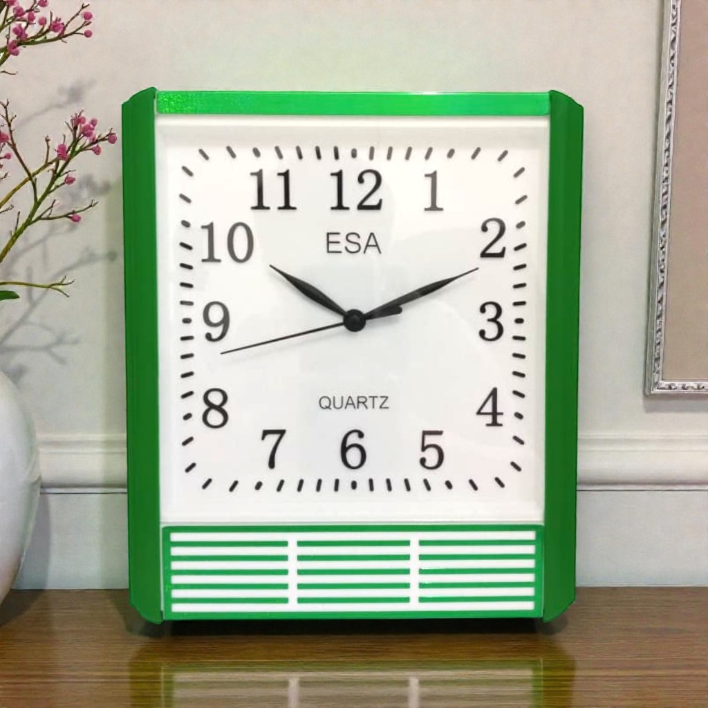 ESA Jam Dinding Bell Suara Westminster Bunyi Tiap Jam 26cm E256