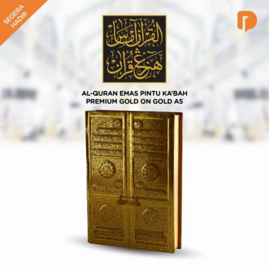 Al Quran Emas Pintu Kabah Premium Gold on Gold A5