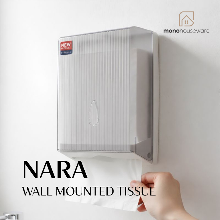 [ MONO ] NARA WALL MOUNTED TISSUE/TEMPAT TISSUE DINDING/TEMPAT TISSUE TOILET/TEMPAT TISU DINDING