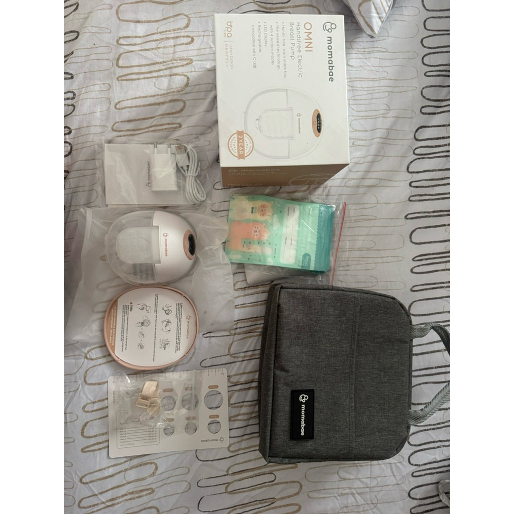 Preloved Pompa Asi Elektrik Handsfree Momabae Omni Like New