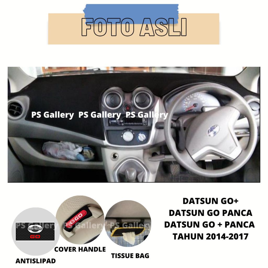 Aksesoris Premium Alas Cover Dashboard Mobil Datsun Go Panca / Go Plus