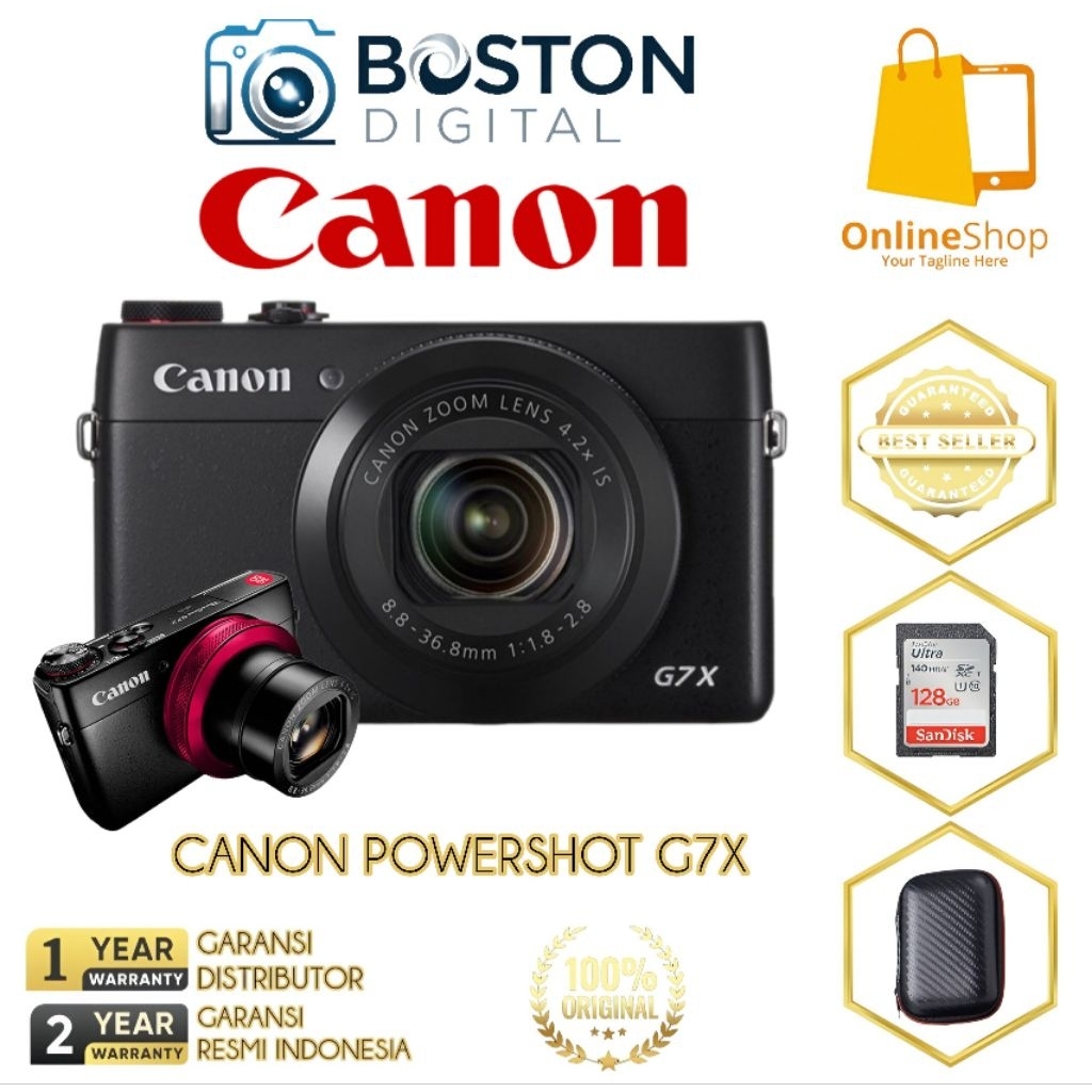 CANON POWERSHOT G7X / CANON G7X / POWERSHOT CANON G7X
