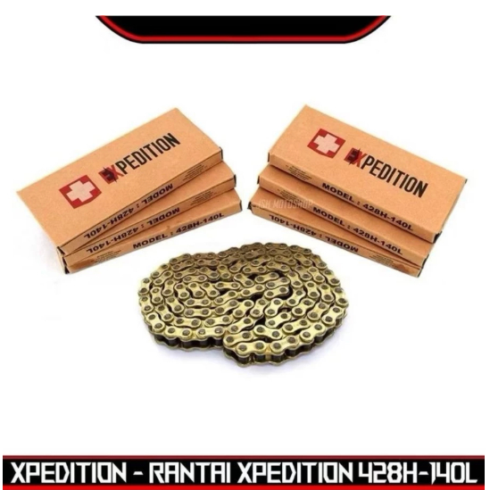 RANTE RANTAI EMAS RANTAI GOLD 428 H 140 L 520 H-130L EXPEDITION RACING EXPEDITION RANTAI O RING ORIN