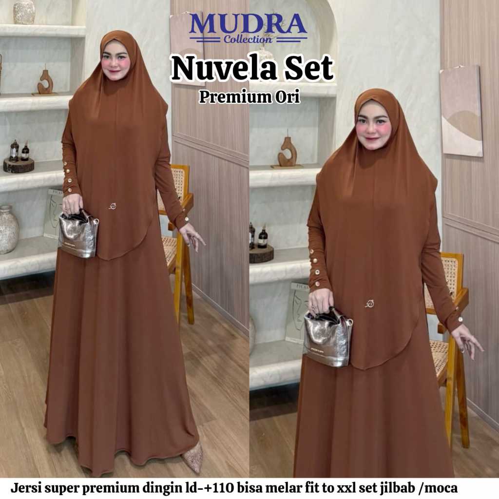 Gamis Mudra Collection / Gamis Terbaru / Gamis Wanita / Gamis Premium / Nuvela / Mudra Hijab