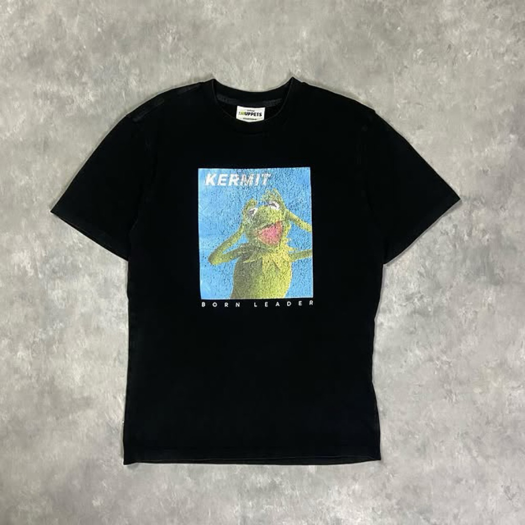 T-SHIRT THE MUPPETS by DISNEY | KAOS HITAM DISNEY | BAJU SANTAI