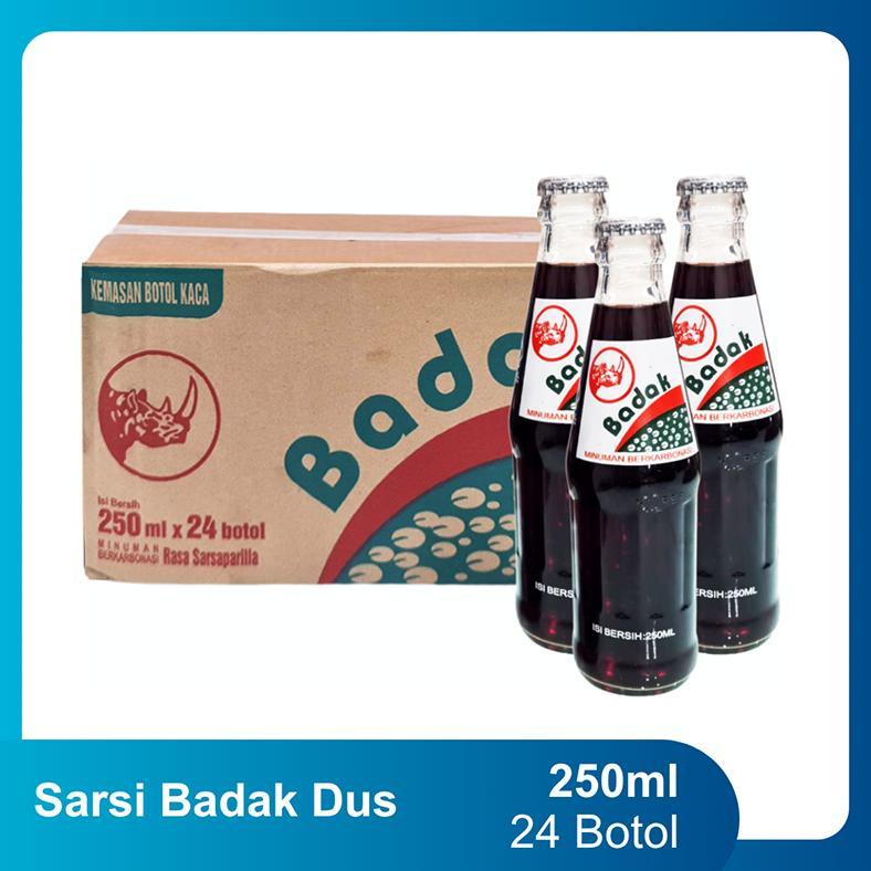 SARSI CAP BADAK 250 ML KEMASAN DUS (ISI 24 BOTOL)