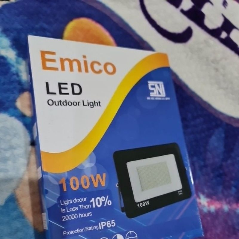 Cup Sorot Emico/Kap Sorot Emico/Lampu Kap Sorot LED Sinar Putih/Kuning Emico
