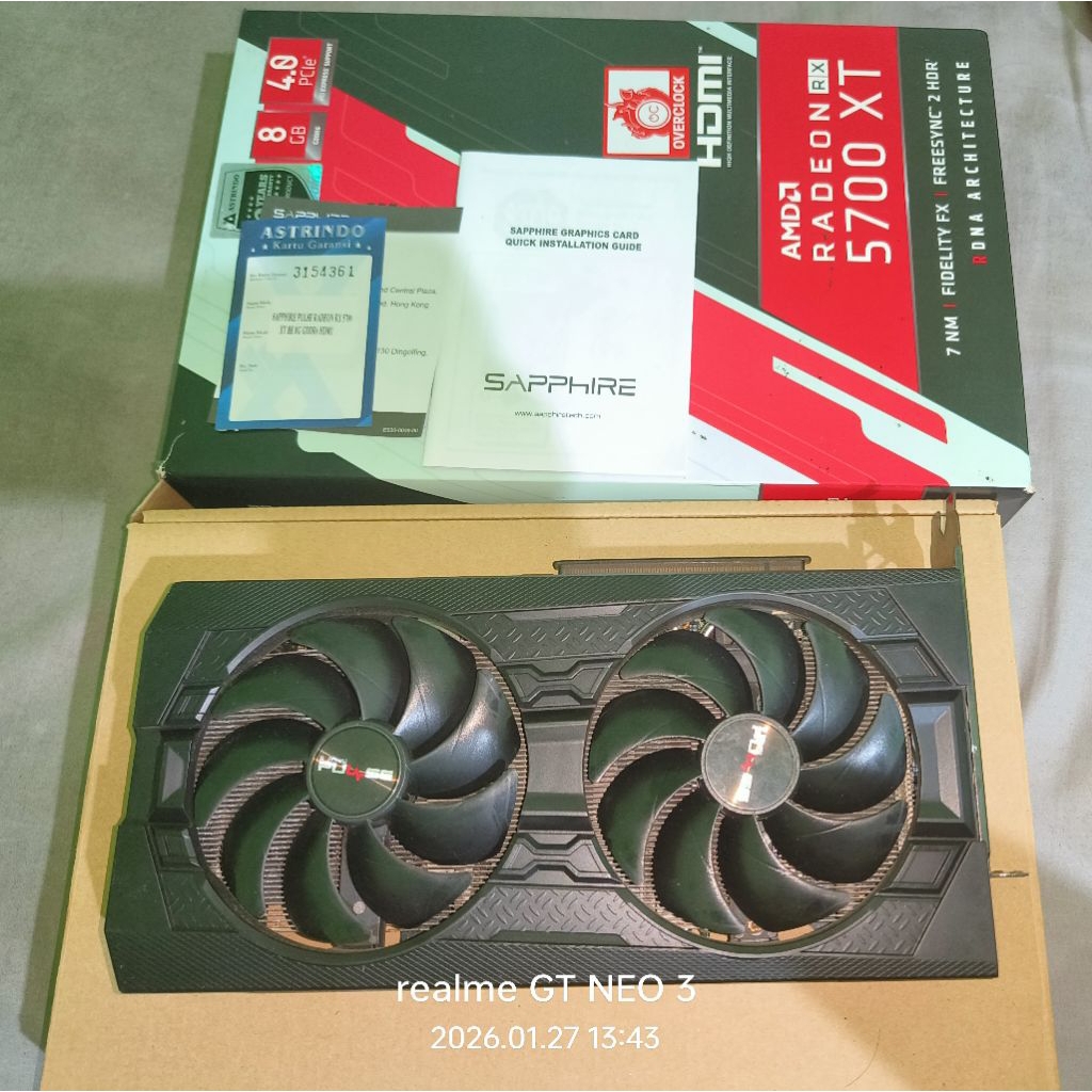 AMD Radeon RX 5700 XT 8GB GDDR6