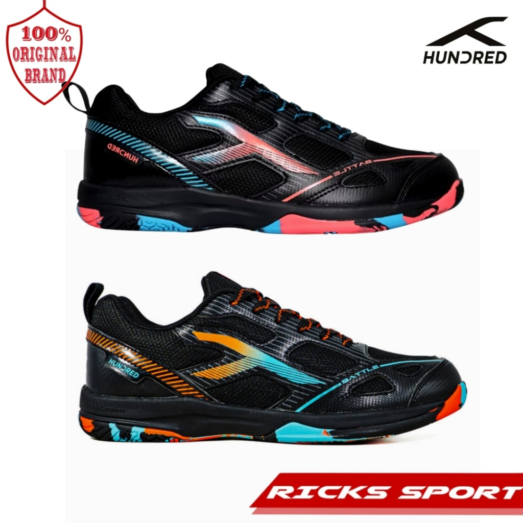 Sepatu Badminton Hundred Battle SEPATU BADMINTON HUNDRED ORIGINAL