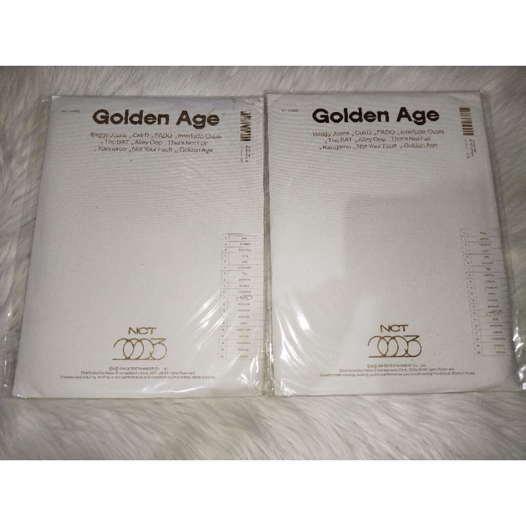[READY] SEALED ALBUM GOLDEN AGE COLLECTING NCT MARK RENJUN