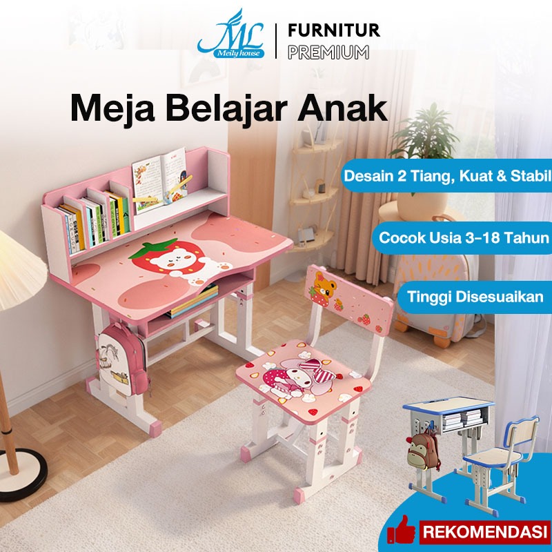 Meja Belajar Anak Set Kursi Meja Belajar Anak Meja Sekolah Meja Kursi Belajar Anak Dan Kursi Set