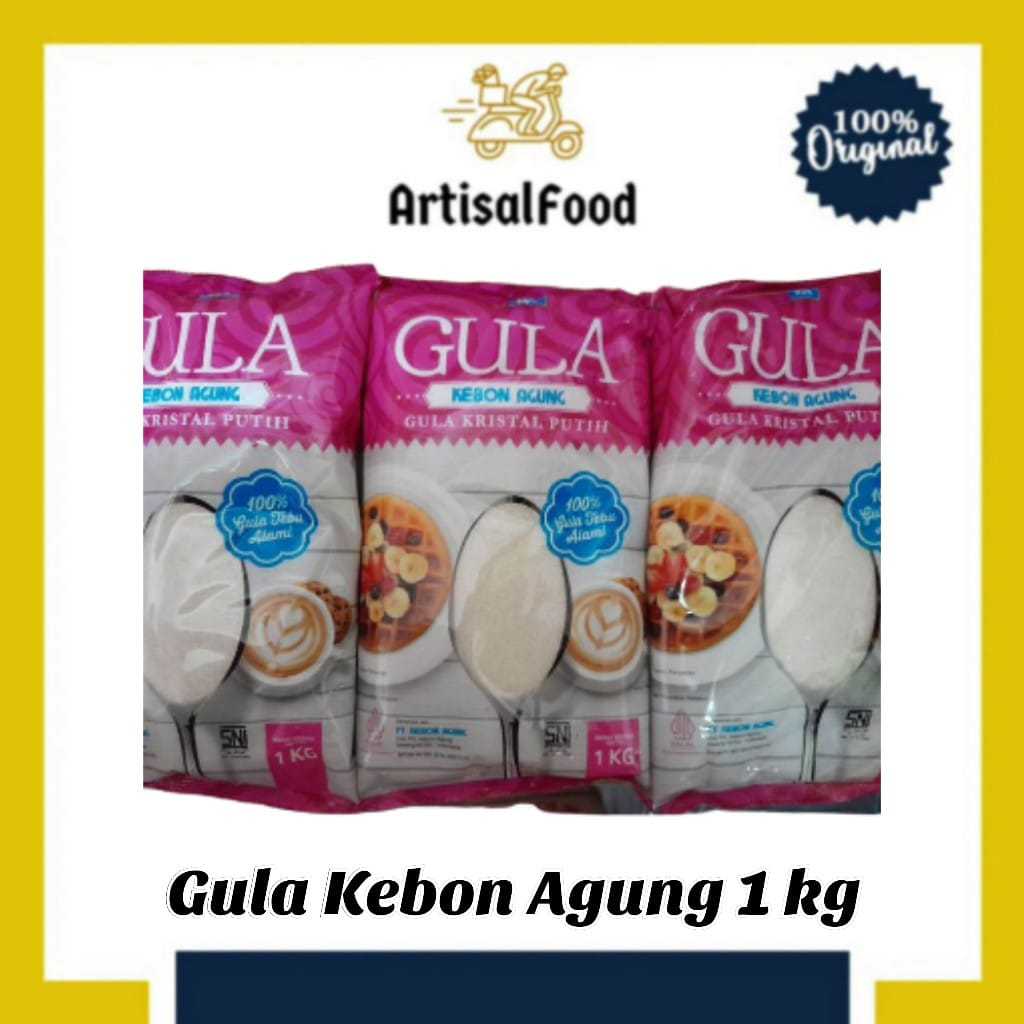 (1 kg) Gula Kristal Kebon Agung