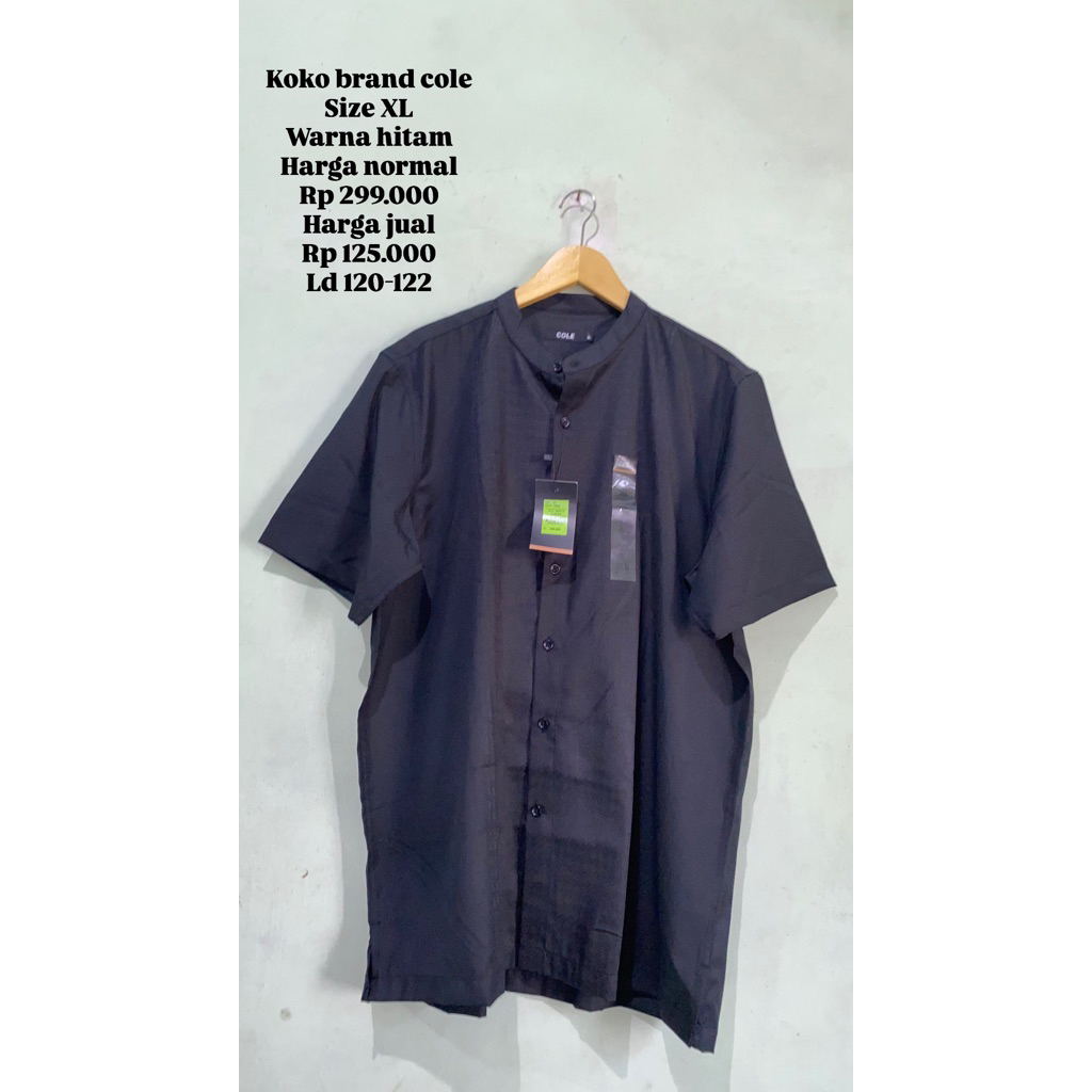 koko brand cole warna hitam size xl