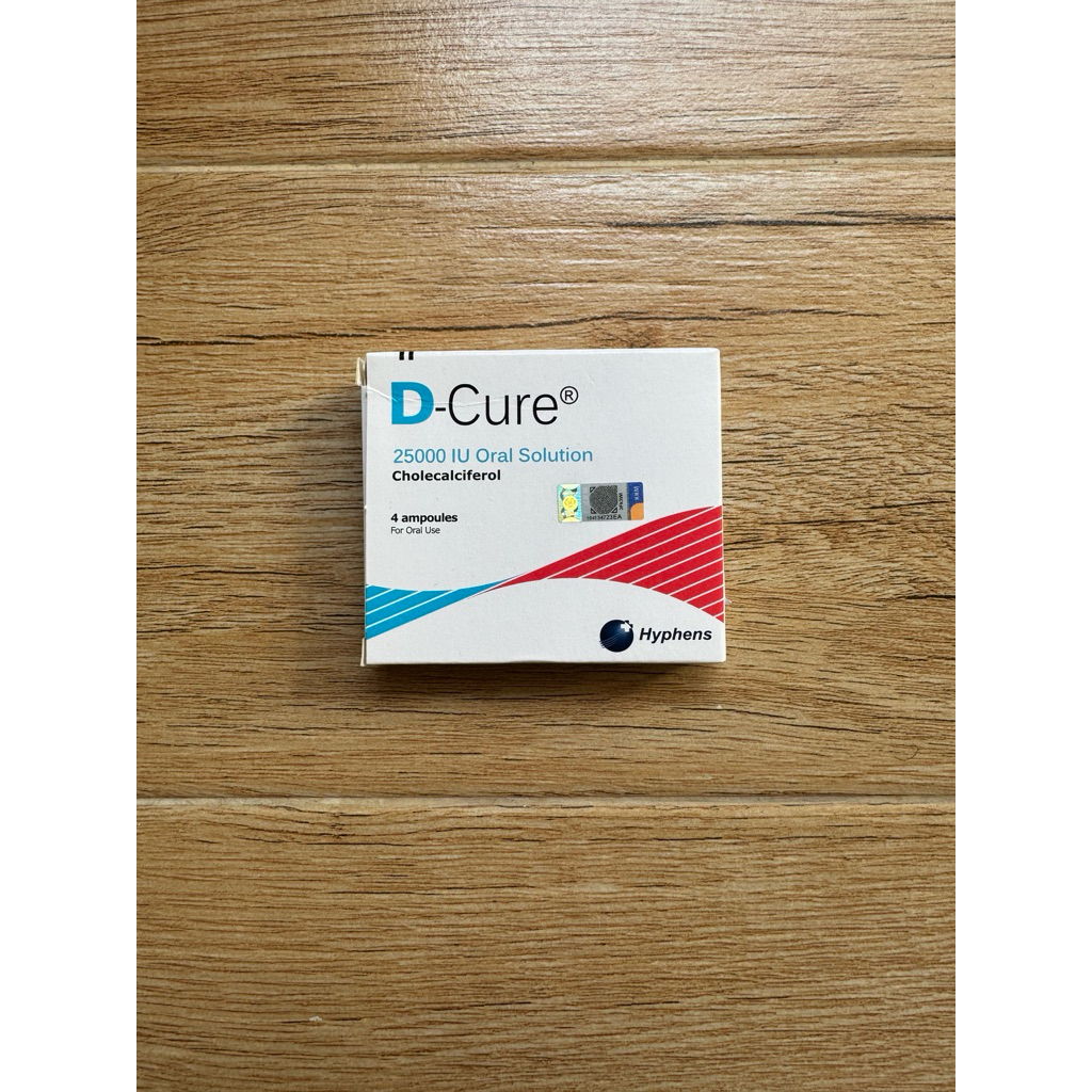 D Cure 25000IU Oral Solution 4 ampoules
