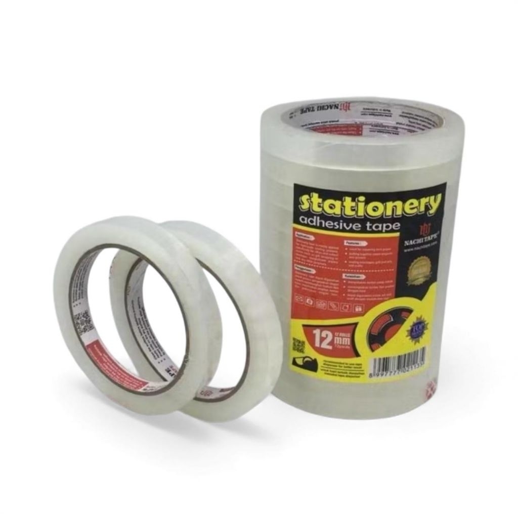 [pcs] Isolasi NACHI 12mm x 72 yard / Isolasi Bening Kecil