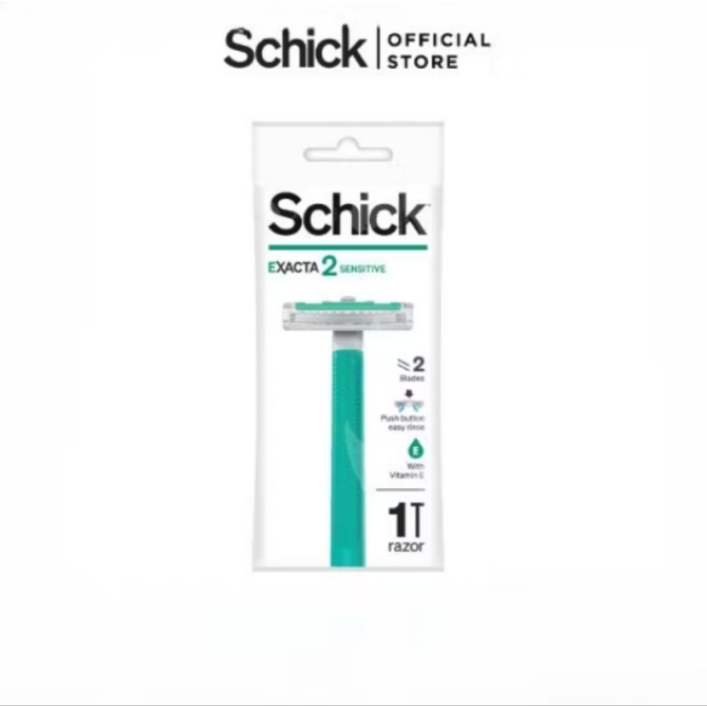 SCHICK EXACTA 2 SENSITIVE HIJAU