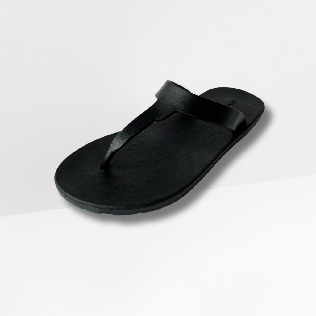 Moo Chuu MC11 Sandal Cewek Tapak Hitam - Pilihan Tali dan Size