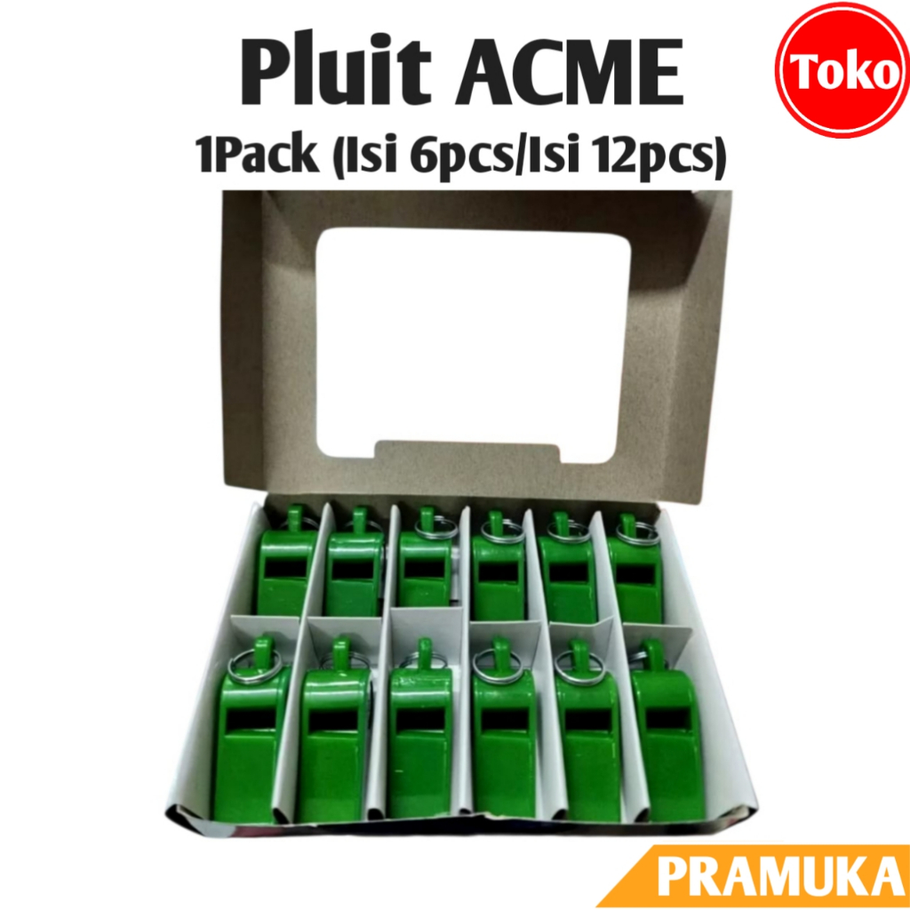 1Lusin Peluit Pramuka HIJAU / Pluit ACME / Pluit Pramuka / Pluit Wasit/ Pluit Parkir / Peluit ACME S