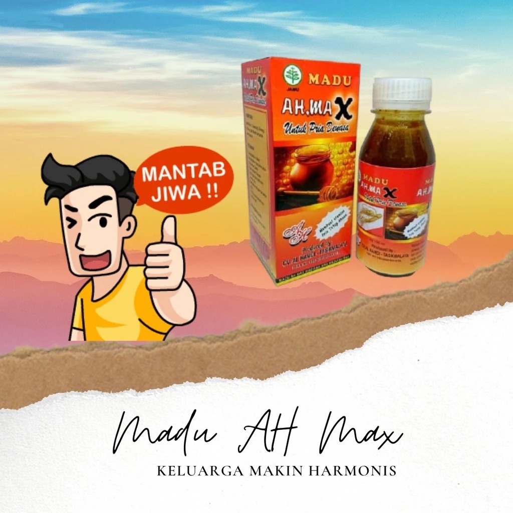 Madu Kuat Laki Laki Ah Max Meningkatkan Vitalitas Madu Murni Purwaceng Gingseng
