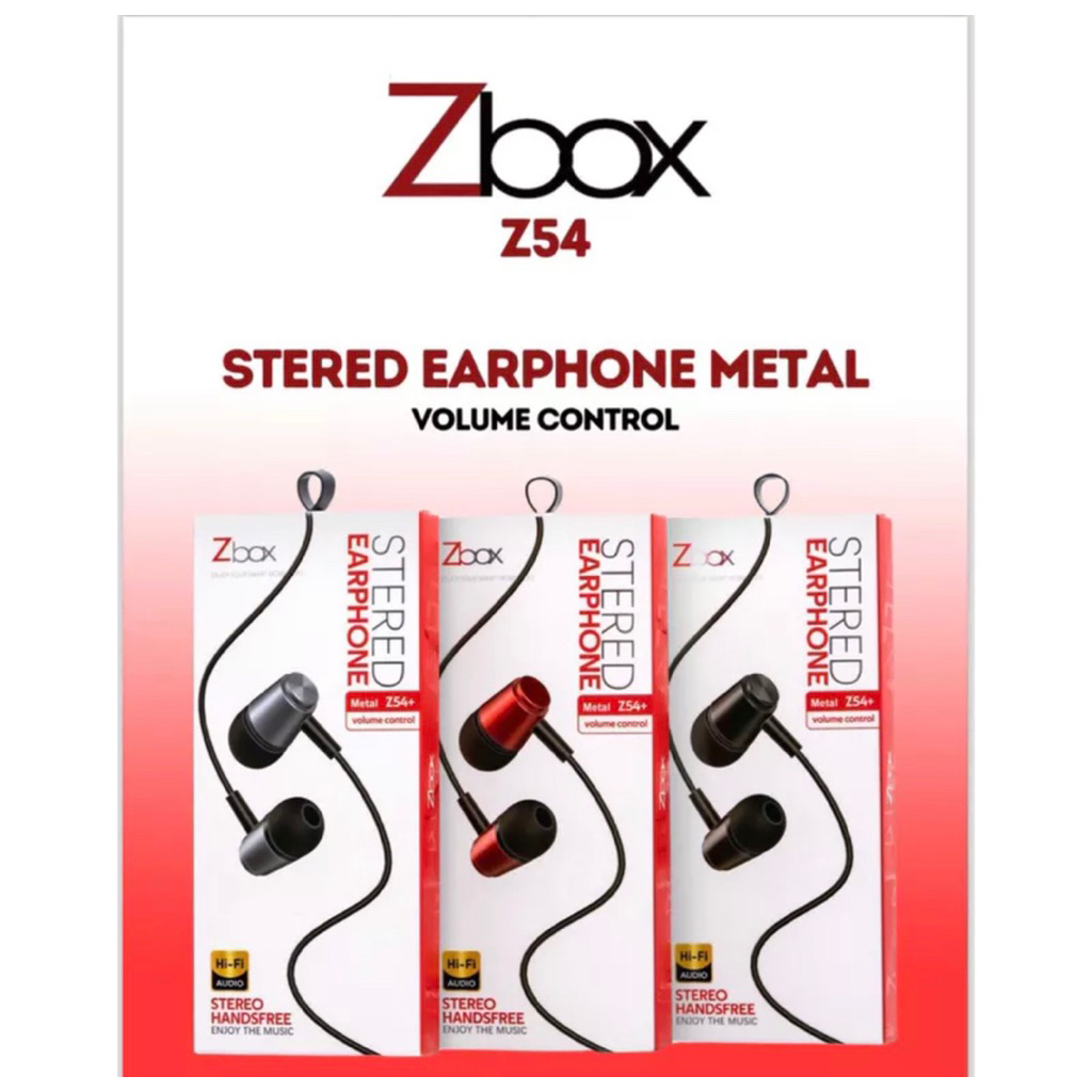 (ZBOX)HEADSET ZBOX Z54+ METAL | ORIGINAL | TERLARIS