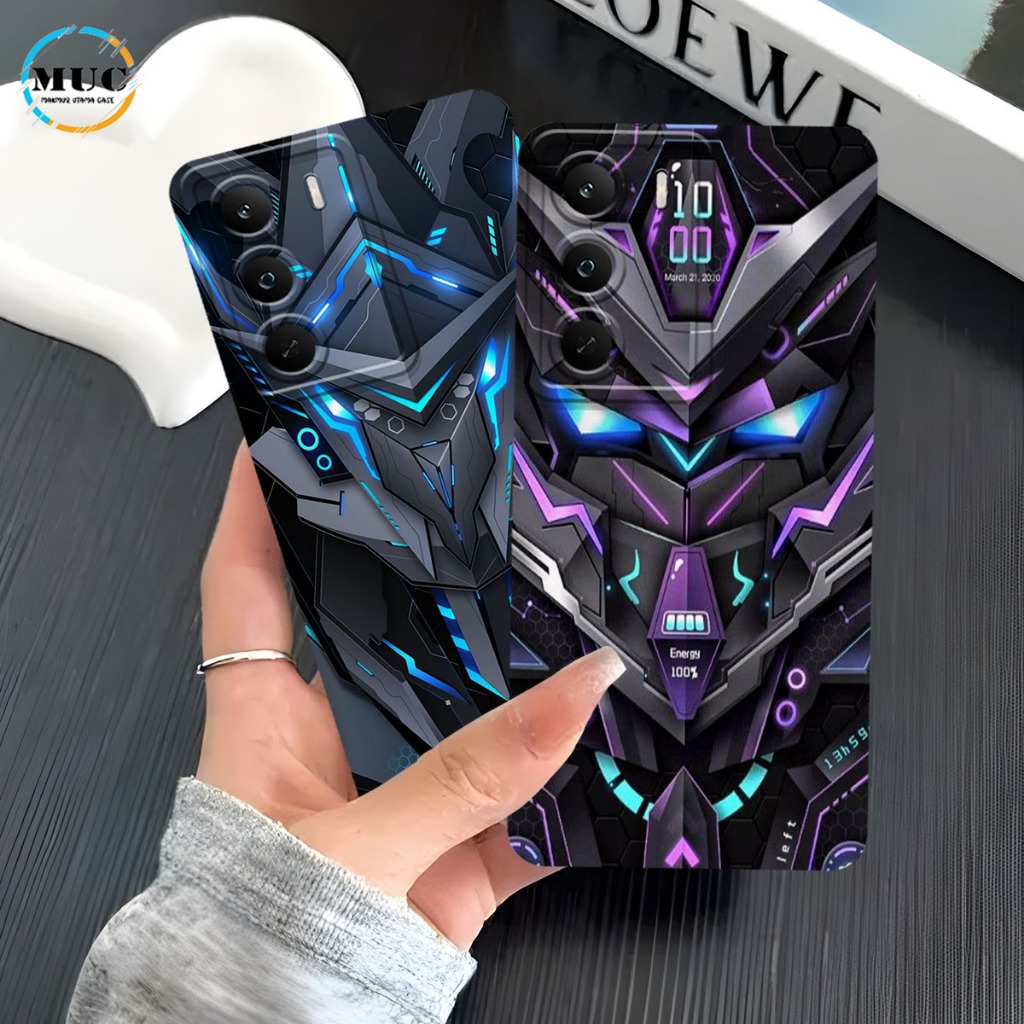 Casing REALME P3 LITE - REALME C71 - REALME C75 - REALME C75X - REALME C63 - Softcase Motif Robot Ke
