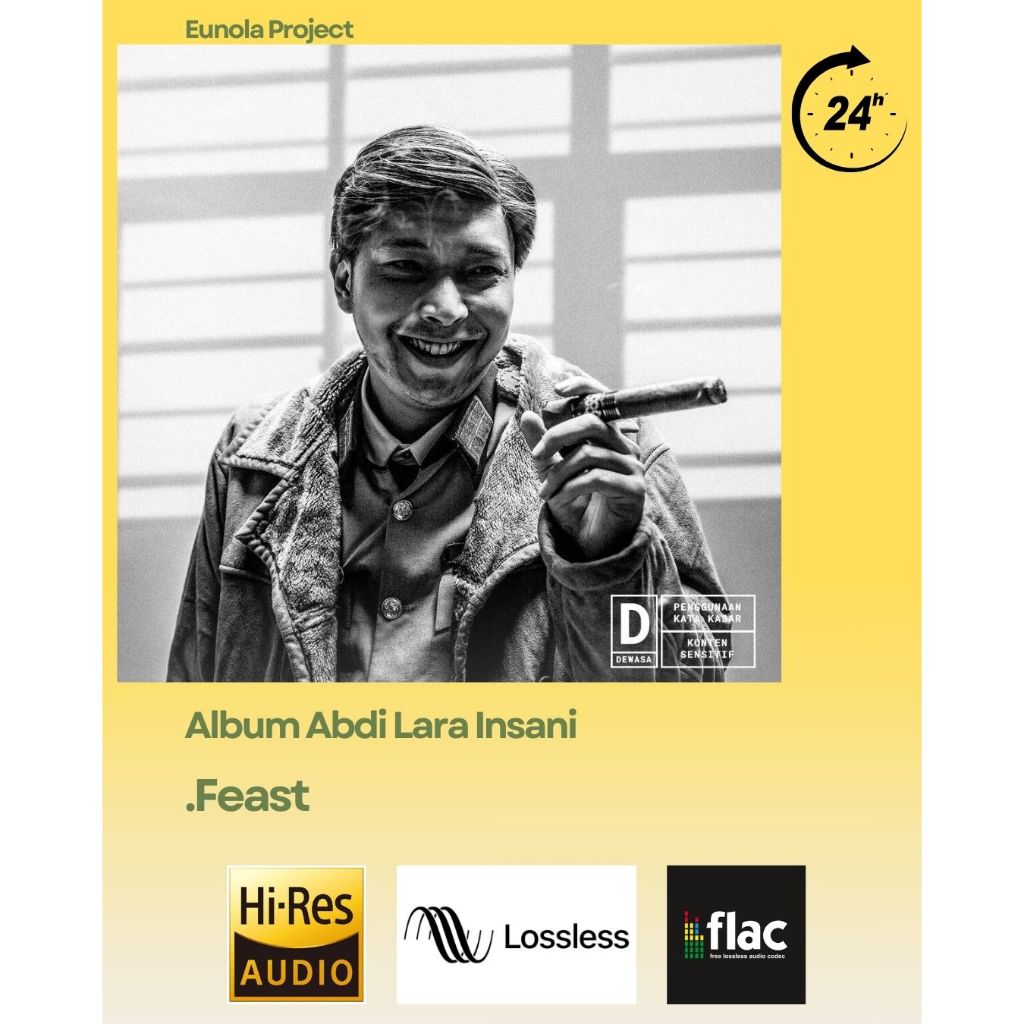 .Feast Album Lagu Abdi Lara Insani FLAC Hi-Res 24bit 44.1kHz 11 Lagu Studio Quality
