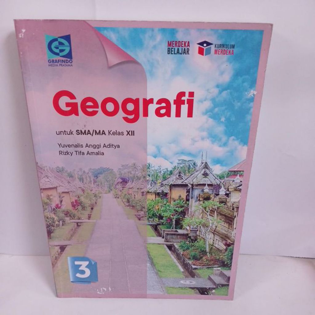 BUKU BEKAS ORIGINAL GEOGRAFI SMA KELAS XII KURIKULUM MERDEKA