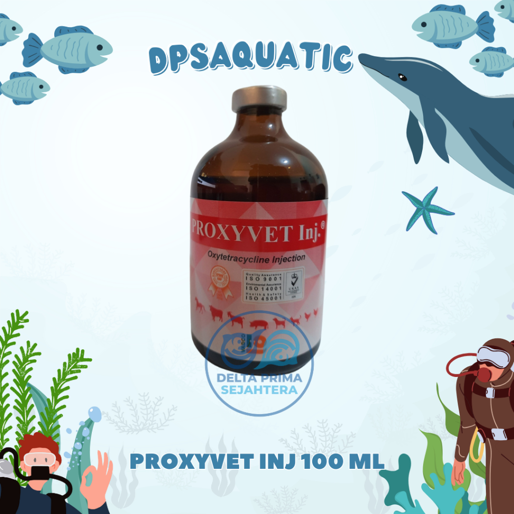 PROXYVET INJ 100 ML - AB Spektrum Luas Hewan Ternak Like Kaloxyvet, Oxy SB