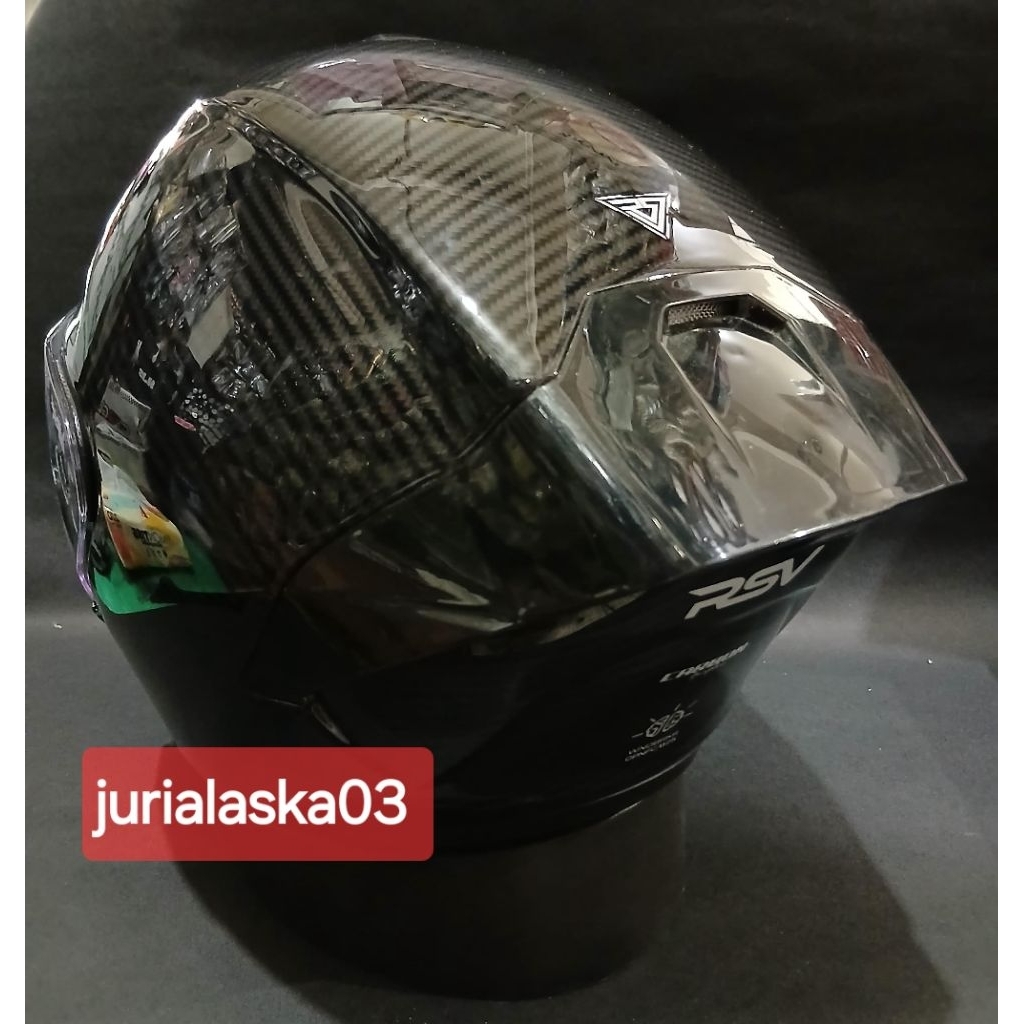 HELM RSV WINDBREAKER CARBON-HELM RSV HALF FACE SINGLE VISOR