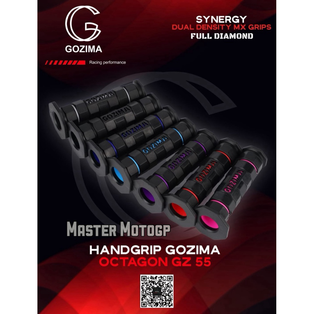 Gozima - Grip oktagon Hg55 garis vietnam style Hand grip Hand fat FY771 oktagon GG-DI-OCTAGON  impor