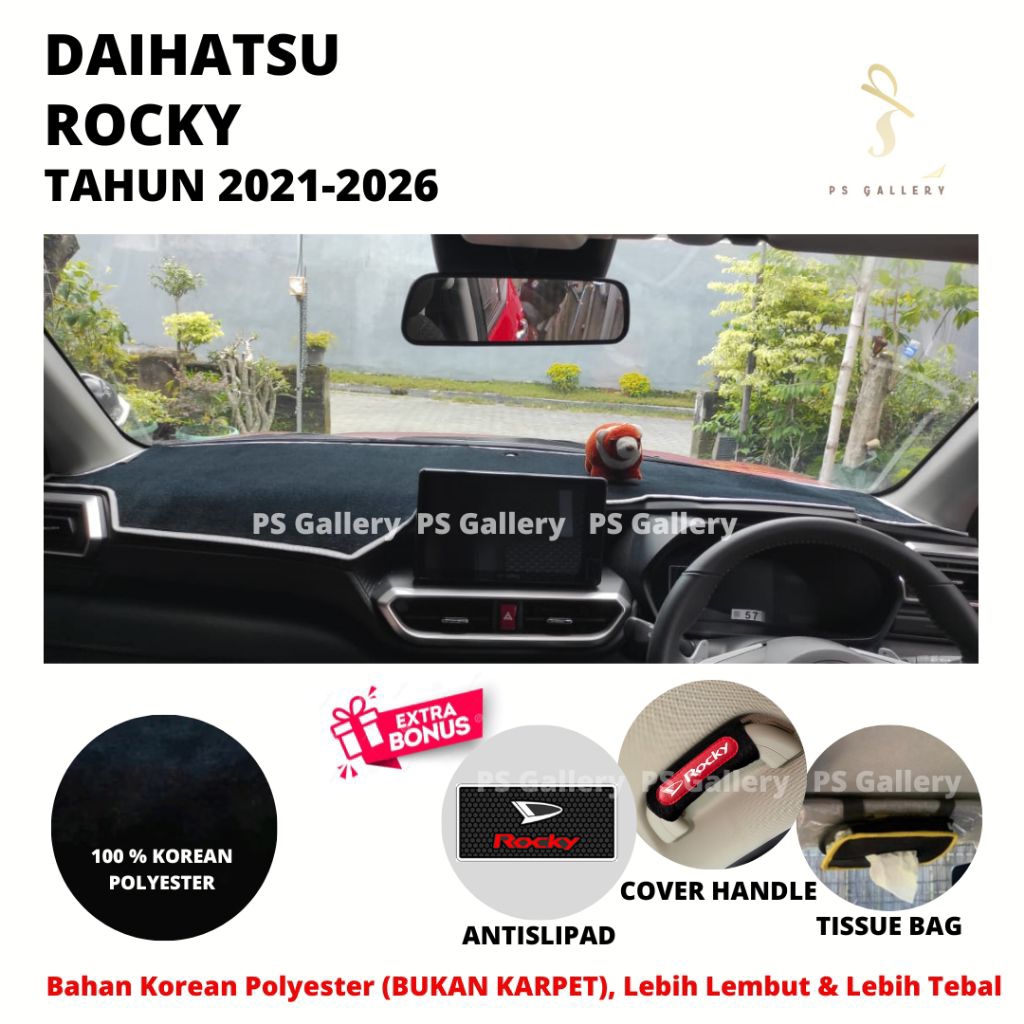 Alas Dasbor Mobil Daihatsu Rocky Aksesoris Cover Dashboard Premium