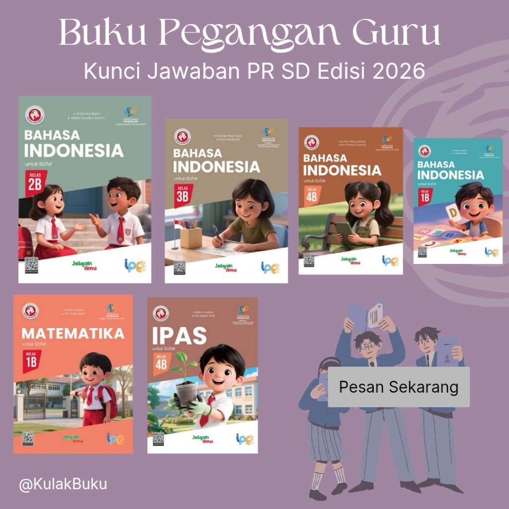 Buku Pegangan Guru/Kunci Jawaban PR SD Semester 2 Edisi 2026