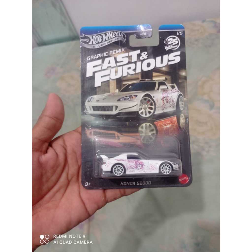 Hotwheels fast n Furious fnf honda s2000 putih s 2000