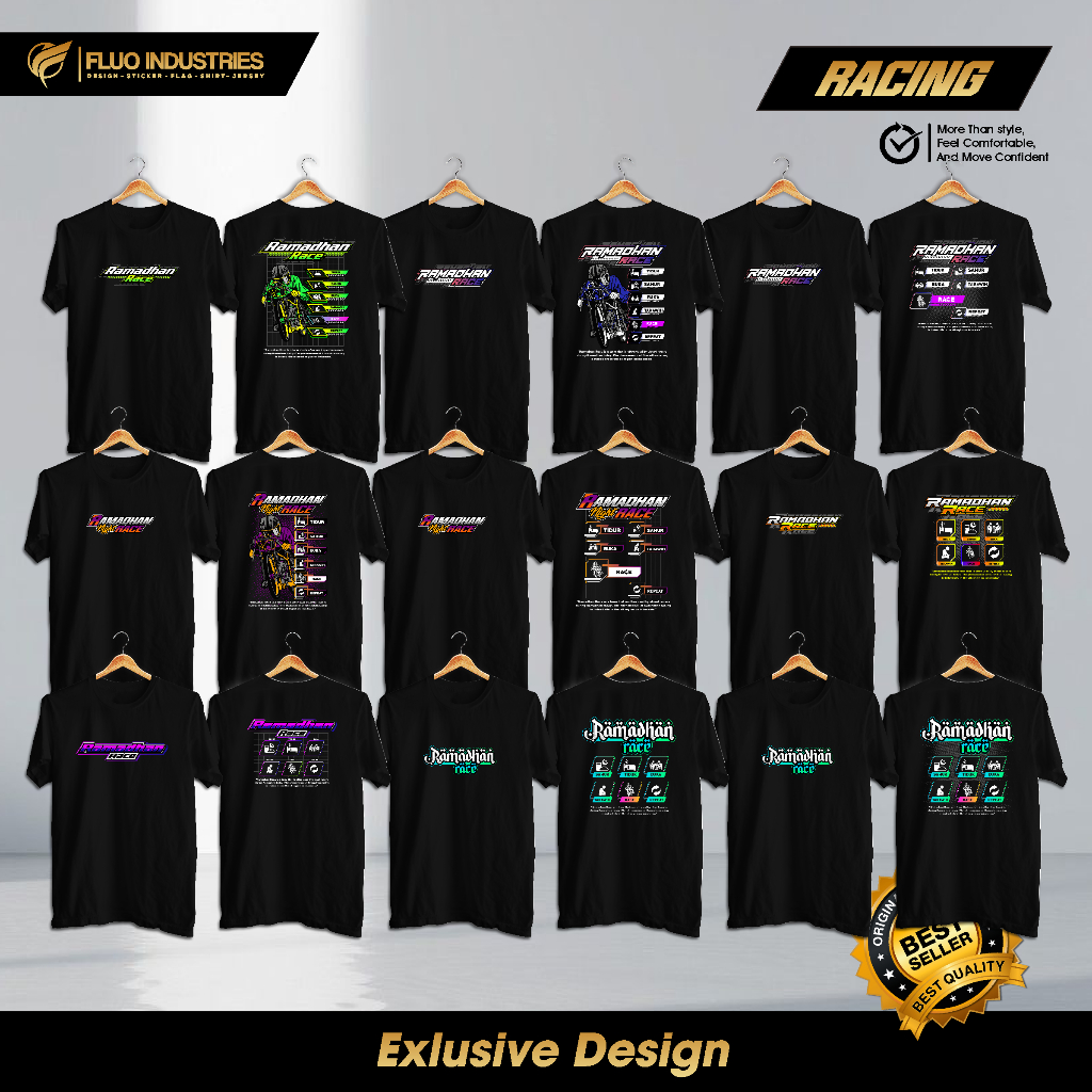 Kaos Ramadhan Race spesial bulan puasa 2026