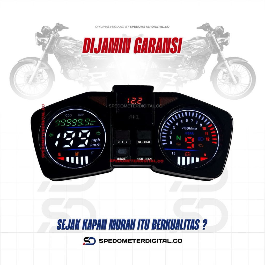 Spedometer Digital Yamaha RX king Master / Spidometer Digital RX King Master PNP