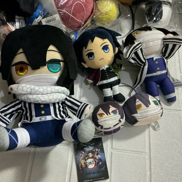 [Ori/Official] Ready Stok Demon Slayer Boneka Plush Giyuu Genya Obanai