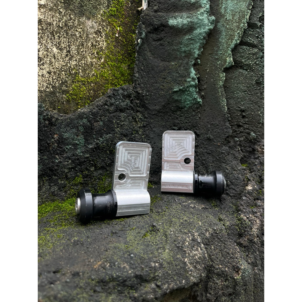 tutup setelan rantai/adjuster chain motor cb150r new cnc aluminium T6