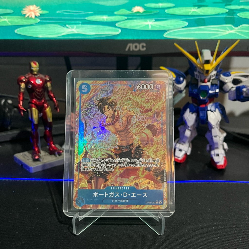 Portgas. D Ace Parallel R OP08-052 ONE PIECE TCG