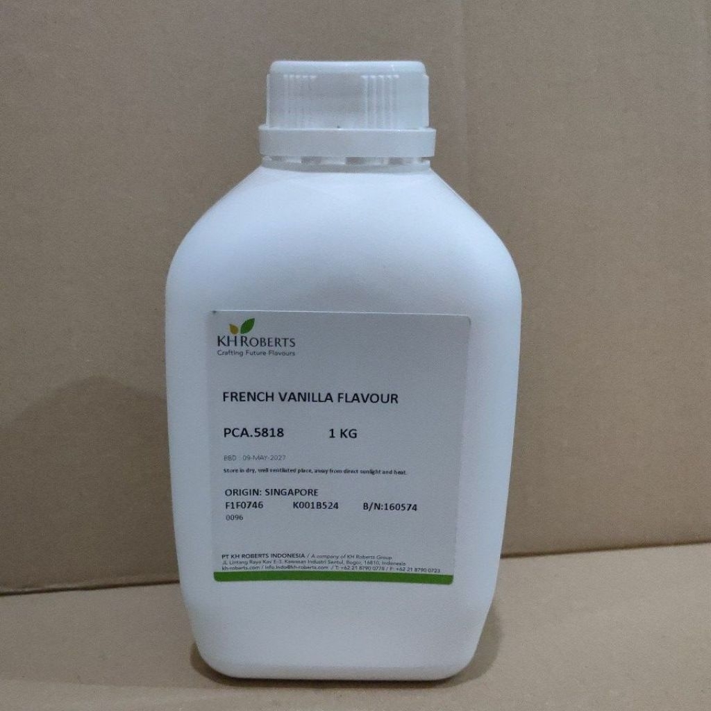KH ROBERTS FRENCH VANILLA FLAVOUR PCA.5818 PREMIUM QUALITY