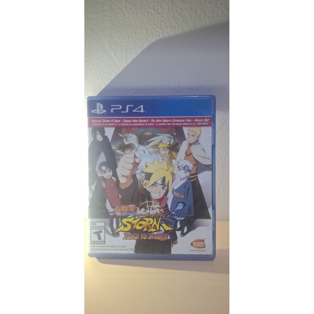 BD KASET NARUTO ULTIMATE NINJA STORM 4 ROAD TO BORUTO PS 4
