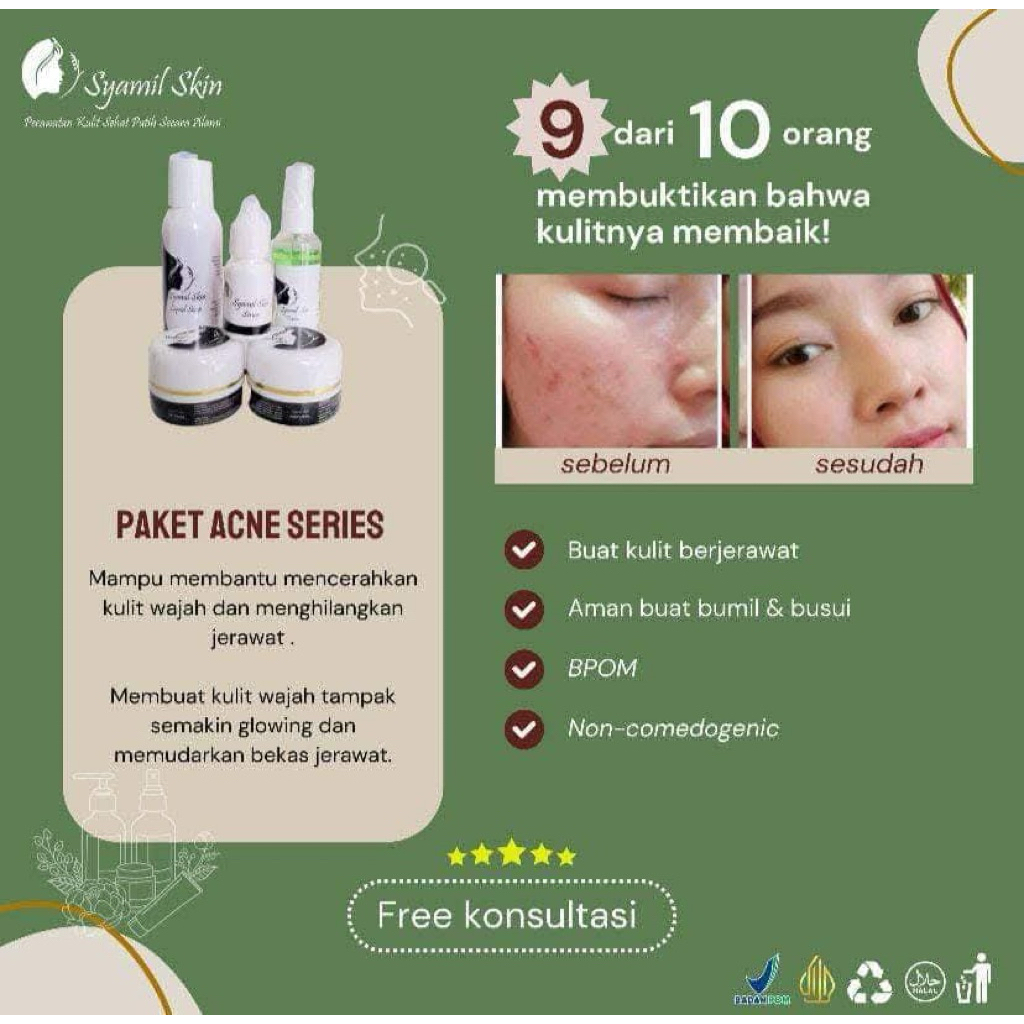 SYAMIL SKINCARE DOSTING BPOM