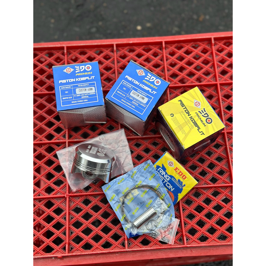 PISTON EDO CUSTOME DOME DIAMETER 68 69 70 PIN 15 MENTAH SATU SET PISTON EDO RACING PISTON DOME CUSTO