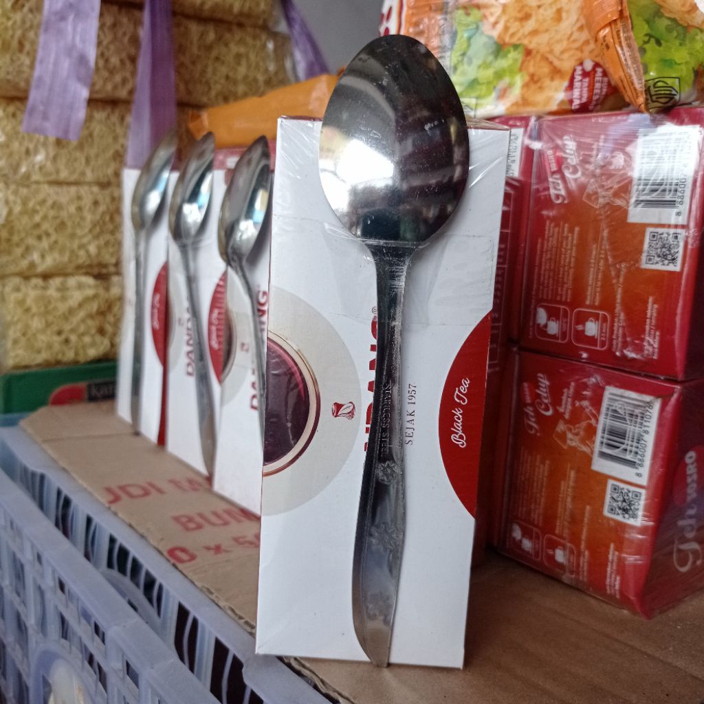 Teh Dandang Celup Teh Hitam//Black Tea Isi 25 Sajian Free Sendok