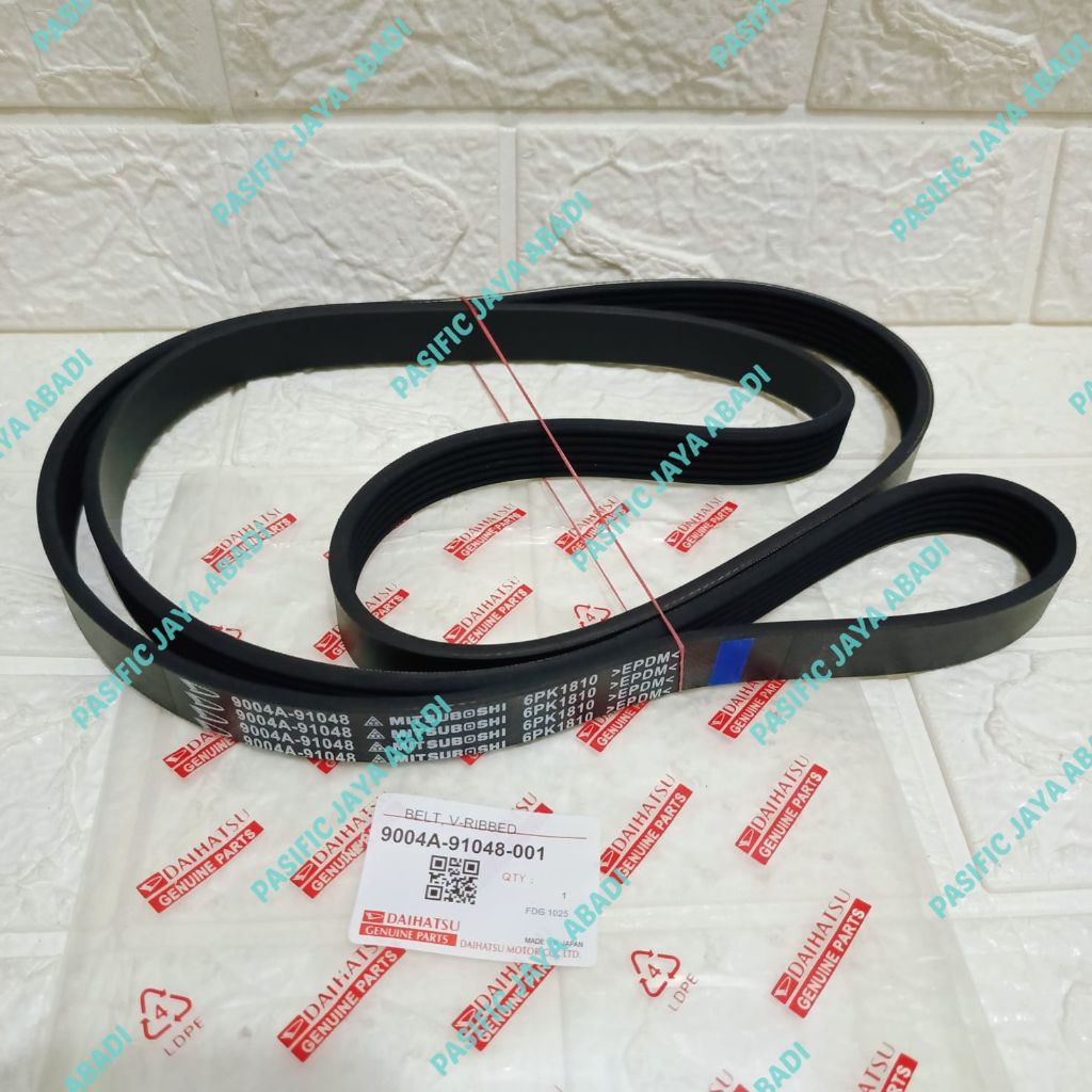 FAN BELT VAN BELT TALI KIPAS DAIHATSU GRAND MAX GRAN MAX LUXIO 1.5 (6PK 1810) ORIGINAL