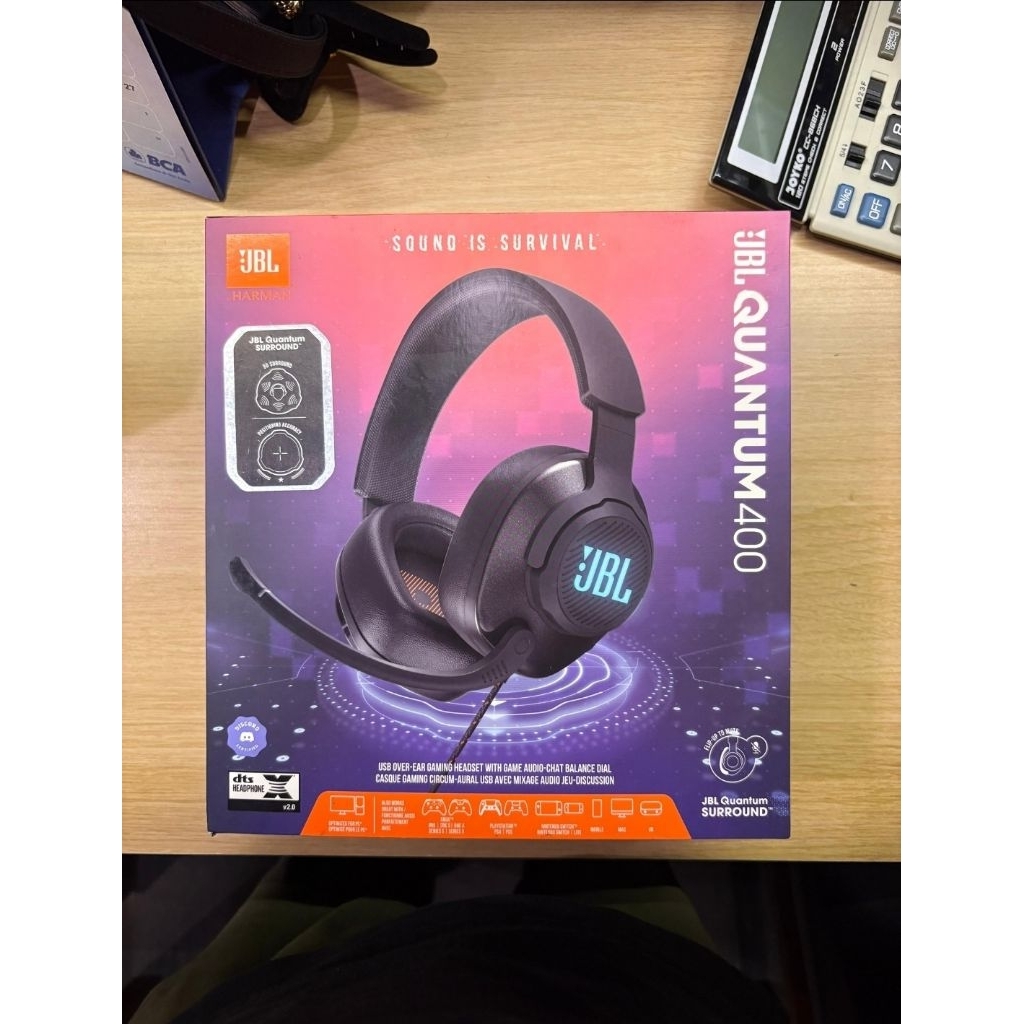 JBL Quantum 400 Headphone Gaming Over-ear